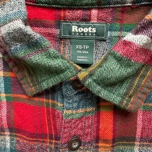 Roots Canada Multicolor Plaid Cotton Shirt